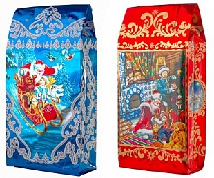 Праздничный пакет, 38 см, 1000 гр.
